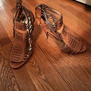COACH woven heel sandals